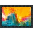 thumbnail image 4 of 6x9 Black Bamboo Picture Frame - UV Acrylic, Foam Board Backing, Hanging Hardware, 4 of 7