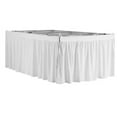 Bed Skirt Twin XL (3 Panel Set) White