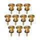 thumbnail image 2 of 10 botones para correa de guitarra (pasadores finales para guitarras clásicas, eléctricas y bajos) Dorado, 2 of 9