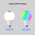 thumbnail image 2 of Graflsoa Ampoule Musicale DEL Intelligente avec Contrôle Bluetooth - 12 W E27 RVB à Changement de Couleur et Lumière Blanche, Luminosité Réglable par Télécommande et Application, Multiples Modes d'Éclairage, Parfaite pour la Décoration de la Maison, 2 of 6