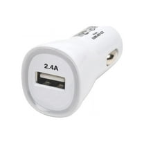 Tripp Lite U280-001-C2 White USB Tablet / Phone Car Charger, 5V / 2.4A