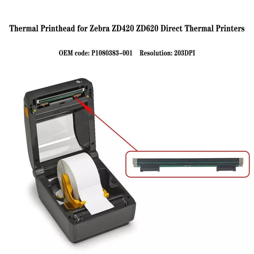 Performance Thermal Print Head For Zebra'S Zd420 & Zd620 Printers 203Dpi