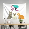 thumbnail image 4 of Easygdp Pet Care Grooming Tapestry Wall Hanging, Wall Tapestries for Bedroom Aesthetic Living Room Office Decor 60x40in, 4 of 8