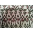 thumbnail image 4 of oneOone Cotton Silk Fabric Ogee Ikat Print Fabric BTY 42 Inch Wide, 4 of 4