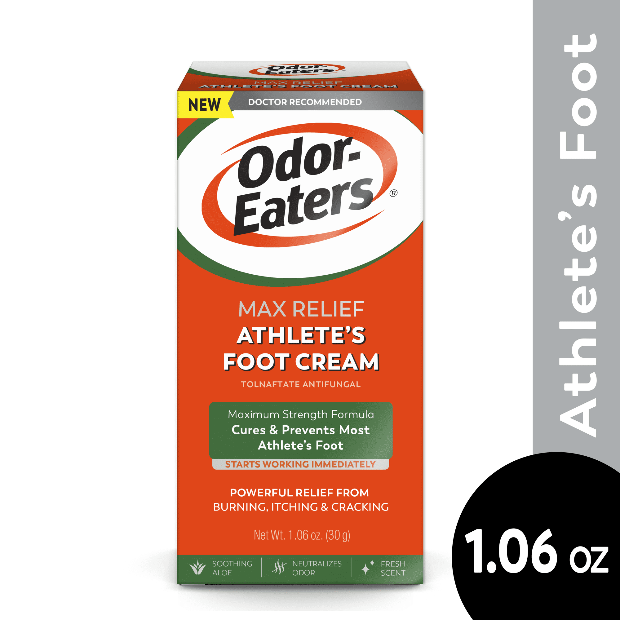 Odor-Eaters Max Relief Athlete's Foot Cream 1.06 oz