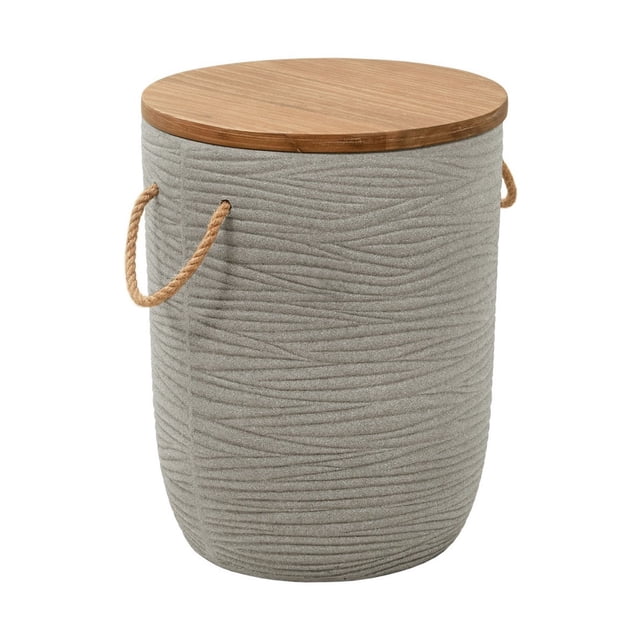 Mesa Lateral Exterior Biban Gris Kessa Muebles