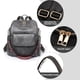 thumbnail image 3 of Mochila de viaje para mujer, de piel sintética, con borlas, para hombro, convertible, 3 of 5