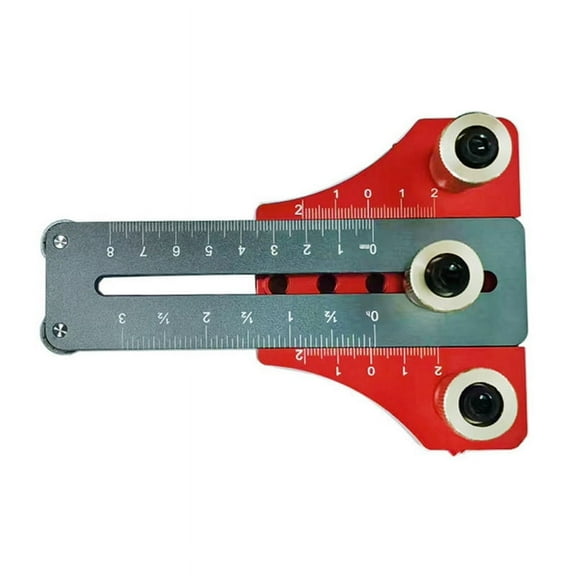 Thin Rip Jig,Table Saw Jig Guide,Adjustable Narrow Strip Repetitive Cutting Tools,for 3/4 Inch X 3/8inch Slots Table Saw