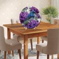 thumbnail image 5 of ZXCXRQFa Blue Bird On Branches Flower Silent Non Ticking Wooden Clock 10 Inch, Round Wall Clock,Decorative for Living Room, Kitchen, Home,Bathroom, Bedroom, Office or School, 5 of 7