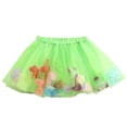thumbnail image 4 of XAOFW Girl's Skirts Toddler Kids Baby Dancewear Flowers Prints Mesh Ballet Tutu Skirt Evening Party Cozy Skirts, 4 of 4