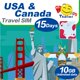 thumbnail image 1 of Tarjeta SIM HAPPY TELECOM USA y Canadá 15 días 10 GB 4G LTE, 1 of 8