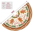 thumbnail image 5 of Candy Gingerbread Man Tree Skirt Xmas Tree Mat Christmas Tree Ornaments Decorations Holiday Party Indoor Outdoor 36", 5 of 5