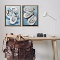 thumbnail image 3 of Stupell Industries Oysters on the Half Shell Nautical & Beach Painting Brown Floater Framed Canvas Art Print Wall Art, 21 x 31, Set of 2, 3 of 10