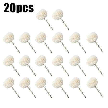 

BCLONG 20Pcs Wool Polishing Brush Grinding Buffing Wheel Rotary Tools Accessories