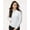 White, variant on 41870L Pro-Lock Women's Performance Quarter-Zip Pullover-White-L