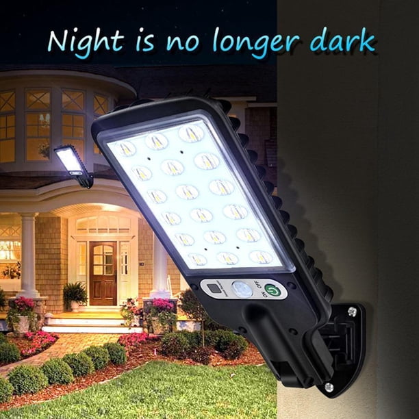 Lámpara Solar impermeable para exteriores luz de pared de seguridad con