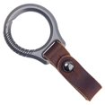 thumbnail image 2 of Llavero para llavero de coche, clip de titanio para llaves de coche, llavero de cuero para hombres, con destornillador, 2 of 5
