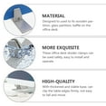 thumbnail image 2 of NIYANGLE Divider Fixed Clamp Table Divider Clamp Silver Acrylic 1Pcs 7.86X2.36X1.97in, 2 of 8