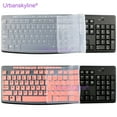 thumbnail image 2 of Keyboard Cover for Logitech K200 K260 K270 K275 K295 MK200 MK260 MK270 MK275 MK295 Silicone Protector Skin Case Film Clear Black Black, 2 of 6