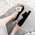 thumbnail image 5 of VerPetridure Womens Sandals Casual Summer Women Beach Breathable Flowers Sandals Home Slipper Flip-Flops Wedges Shoes, 5 of 8