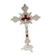 thumbnail image 4 of Crucifijo de pie Jesús Crucifijo Decorativo 10" Metal Religioso Mesa Cruz para Plata, 4 of 9