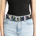 thumbnail image 5 of Nickelodeon Belt, Seatbelt Buckle Belt, Rocket Power Character Poses Shapes Cool Gray Multi Color, Youth 22 to 32 Inches, 5 of 9