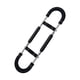 thumbnail image 5 of Entrenador de brazo de brazo tortonado entrenador de fuerza portátil de brazo ajustable equipo de entrenamiento de entrenamiento de para bíceps Negro gris 40 kg, 5 of 8