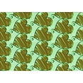 thumbnail image 1 of Ahgly Company Indoor Rectangle Patterned Olive Green Area Rugs, 2' x 5', 1 of 1