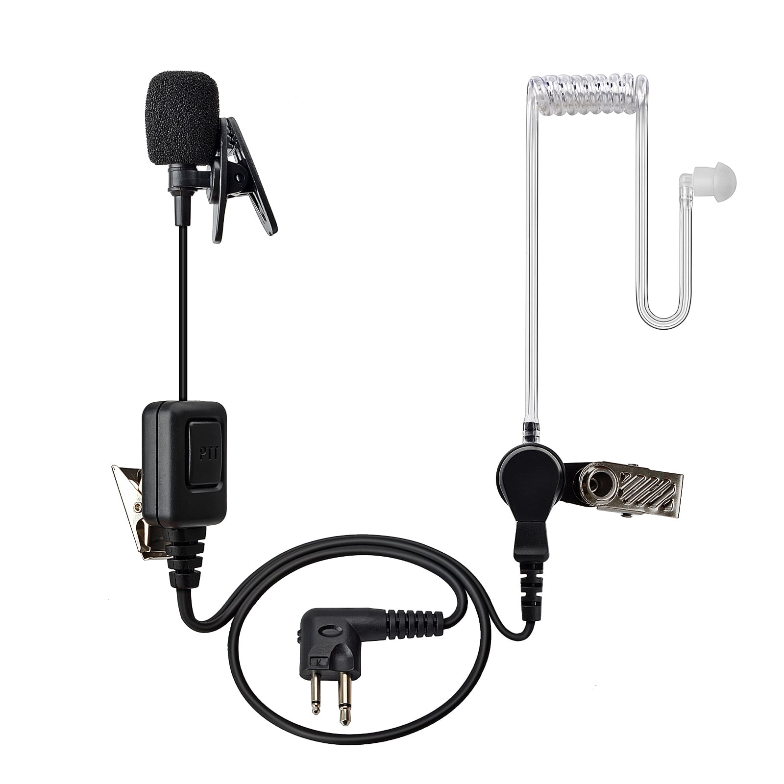 Écouteurs Intra-auriculaires Avec Tube Acoustique 3.5 Mm - Compatible Radios Motorola, Kenwood, ICOM Et Smartphones - 2