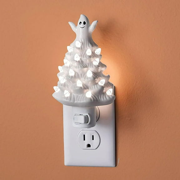 Up to 40% off!Clearance Christmas Bedroom Night Light Room LED Atmospheres Light Christmas Tree Decoration Props on Clearance!
