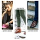 thumbnail image 4 of 1 calzador con mango de acero inoxidable recubierto de cuero para botas, zapatillas y pantalones (negro), 4 of 6