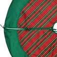 thumbnail image 3 of Vickerman QTX190852 52 in. Red & Green Plaid Trim Tree Skirt, 3 of 3