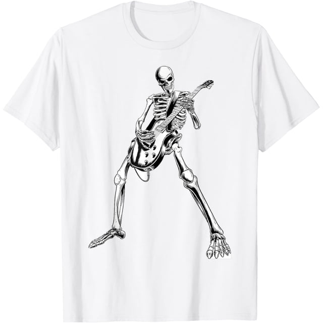 Camiseta clásica acústica eléctrica para tocar guitarra