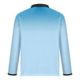 thumbnail image 4 of Rciityk Men's Long Sleeve Business Tee Shirts Fall Fashion Turndown Golf Shirt Casual Gradient Buttons Tennis Shirt, 4 of 5