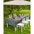 thumbnail image 4 of Fsddascl Farmhouse Door Outdoor Tablecloth - 54x80 Inch Rectangle Dining Table Cover, Vintage Abstract Country Wooden Door Waterproof Outdoor Table Cloth with Umbrella Hole & Zipper for Picnic/Patio, 4 of 7