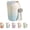 Blue, variant on Qczoyp 14oz Vacuum Insulated Coffee Mug, 316 Stainless Steel with Ceramic Lining, Leakproof Travel Cup with Carry Cord, Heat Retention Portable Tumbler for Coffee Milk Juice Fruit Tea(Blue Gradient)