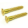 thumbnail image 3 of (100pcs) Word Brass Flat Head Tapping Screw , M1.6x10mm, 3 of 5