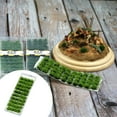 thumbnail image 1 of 40 Pcs Tuftes d'Herbe Statiques Taille Mixte Autocollants Modèle Miniature Vert Clair, 1 of 7