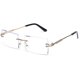 thumbnail image 1 of Gafas de sol sin marco de metal para mujer, gafas de sol de protección solar ultraligeras cuadradas de moda europeas y americanas para hombre, 1 of 6