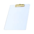 thumbnail image 1 of Presse-papier Portable A4 Papeterie Multifonctionnelle pour Mémo Format Lettre A4 Papier à Notes Or Mat, 1 of 5