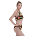 thumbnail image 4 of Daiia Construction Truck printed 2 piece Swimsuit Bikinis for Women High Waisted Racerback Bathing Suits Summer Tummy Control Scoop Neck Swimwear-X-Large, 4 of 8