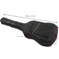 thumbnail image 2 of Guitar Waterproof Bag Guitar Bag Dual Adjustable Shoulder Strap Acoustic Guitar Bag,Guitar Storage Bag Oxford Cloth Shoulder Strap or Handheld Type Musical Instrument Packet, 2 of 9