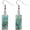 Apricot Blossom, variant on Rectangle Vincent Van Gogh Classic Artistic Painting Drop Dangle Earrings for Women Abstract Art Trendy Glass Earrings Charm Geometric Impressionist Painting Earrings