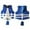 Blue, variant on Blue Heart-Shaped Buoyancy Vest for Boys and Girls - Safe and Secure Water Sports Gear for Snorkeling, Swimming, and Rafting