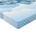 thumbnail image 2 of Ambesonne Animal Fitted Sheet, and Clouds, Twin XL Size, Pale Blue, 2 of 3