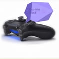 thumbnail image 3 of Controlador inalámbrico negro de doble vibración con mango de juego Bluetooth PS4 / Pro / Slim / PC, 3 of 5