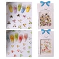 thumbnail image 2 of huanledash 1 Bag Nail Art Charm 3D Effect Easy Paste Removable Long Lasting DIY Craft Accessories Mixed Color Clover Heart Shaped Nail Art Rhinestone Manicure Tool, 2 of 7