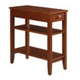 thumbnail image 4 of Convenience Concepts American Heritage 1 Drawer Chairside End Table with Shelves, Cherry, 4 of 4