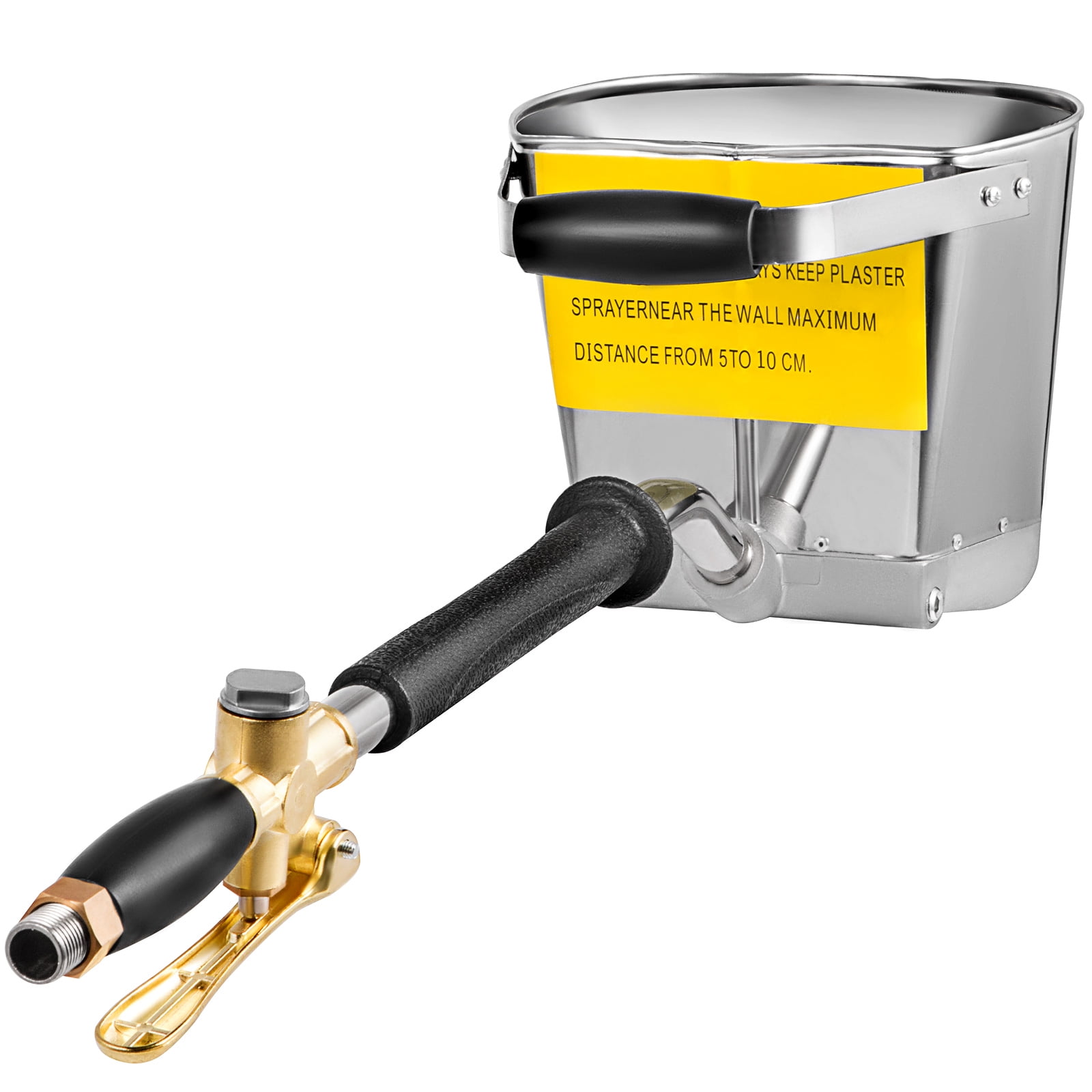BENTISM Mortar Plaster Concrete Cement Sprayer 4 Jet 3Hp Stucco Sprayer Plaster Sprayer Cement Mortar Spray Gun Manual Sprayer Wall Painting Concrete Tool