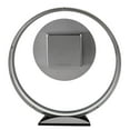 thumbnail image 4 of Wm.Widdop Horloge Ronde Argentée pour Manteau de Foyer, 4 of 7